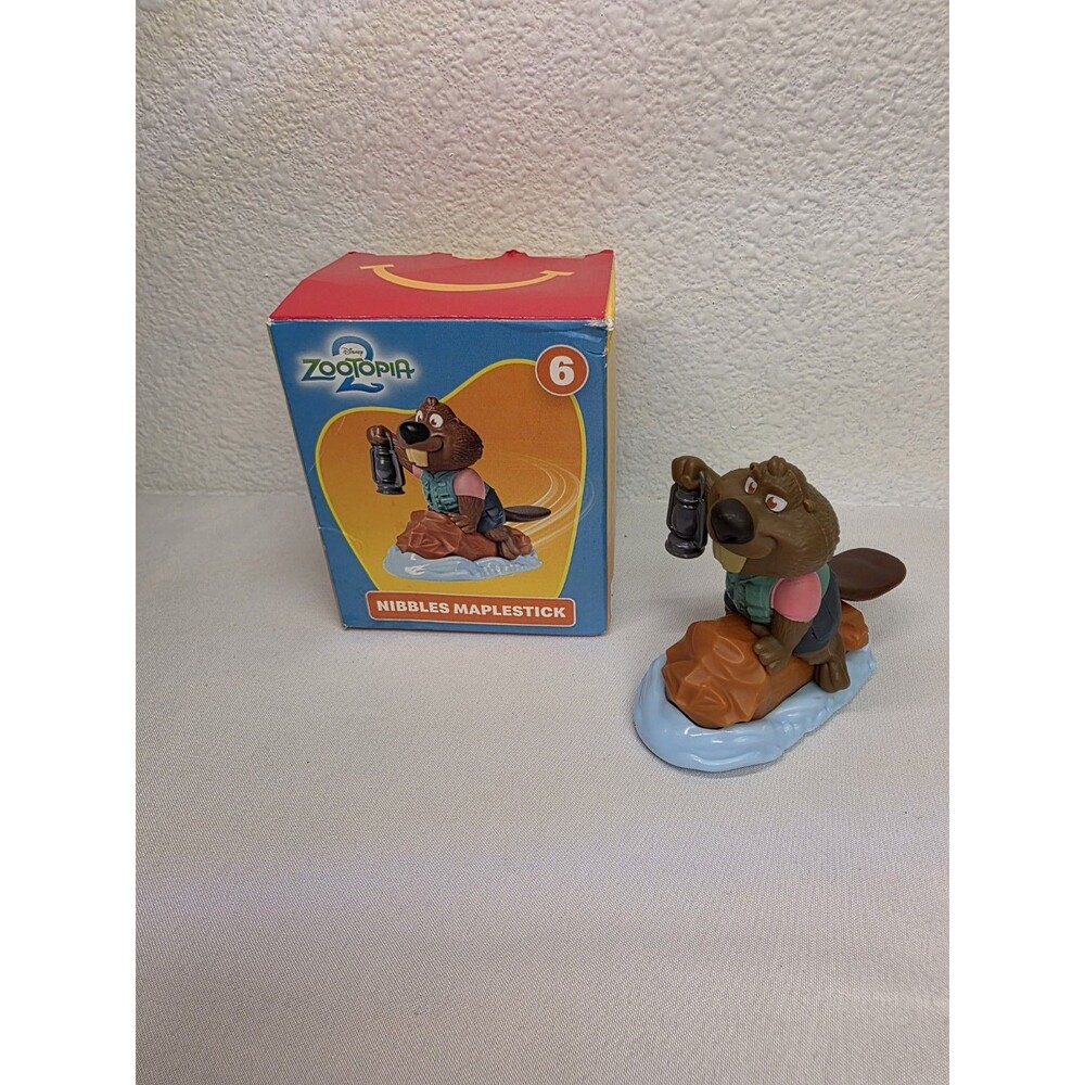 Zootopia 2 McDonald’s Happy Meal Toy Nibbles Maplestick- New In Box